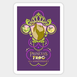 The Princess and the Frog 10th Anniversary Sticker